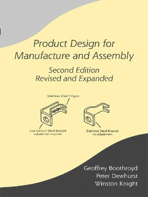 cover image of Product Design for Manufacture and Assembly